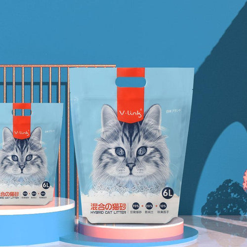 6L Activated Charcoal Tofu Litter With Natural Deodorizing Power-0