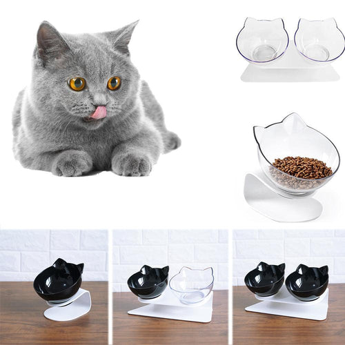 Cat Double Bowl - The Perfect Companion For Your Feline Friend-0