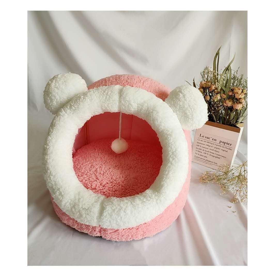 Cozycat Winter Hideaway: Warm And Stylish Cat Litter Kennel-1