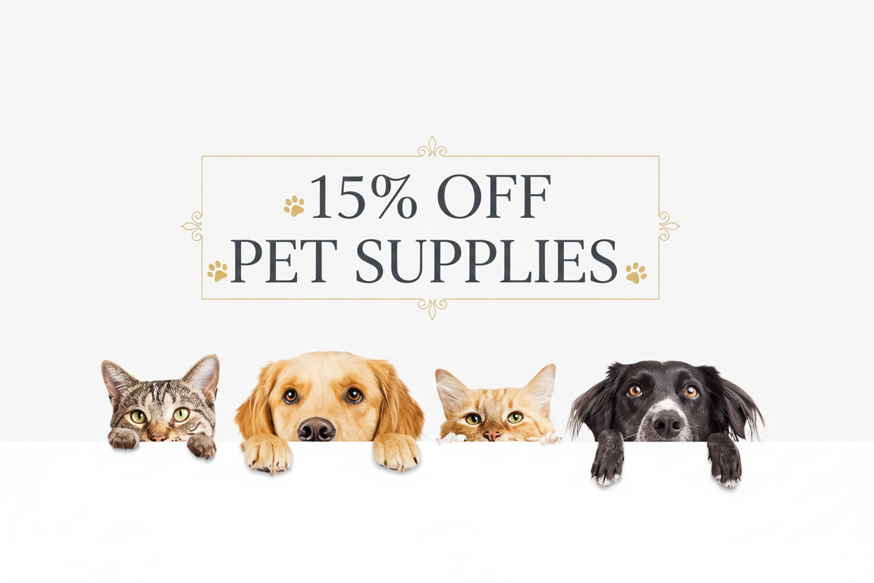 Header banner with lower text placement